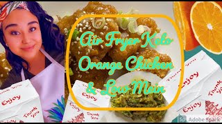 Air Fryer Orange Chicken + Low Mein Recipe | KETO - LOW CARB FRIENDLY!