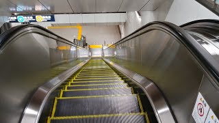 東京メトロ丸ノ内線国会議事堂前駅エスカレーター日立下りParliament Building Station Tokyometro MarunouchiLine EscalatorHITACHI