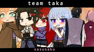 time taka react a sakura(sasusaku) gacha club #sasusaku