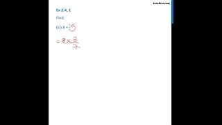 Ex 2.3, 1 - Find: (iii) 8 ÷ 7/3 - Fractions and Decimals Class 7 - Teachoo