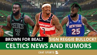 Boston Celtics Rumors: Jaylen Brown For Bradley Beal Trade? Sign Reggie Bullock? NBA Draft Workouts