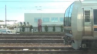 223系 新快速 JR神戸線 尼崎→大阪 側面展望