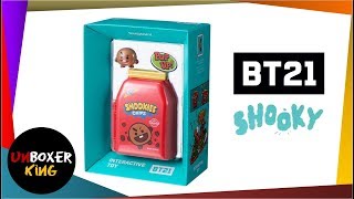 BT21 POP UP SHOOKY || INTERACTIVE LINE FRIENDS || KPOP MERCH UNBOXING