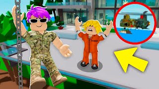 RESGATEI MEU AMIGO com O NOVO HELICÓPTERO! (Brookhaven)