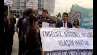 mahmut keçeci - İBB önü eylemi  basın açıklaması - (engelli hakları atolyesi).mp4