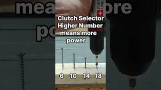 How to use a drill for beginners pt 2 Clutch Selector