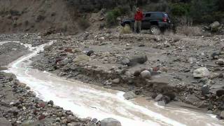 Flash Flood at BC-109 Trail in California