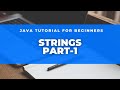 Java Tutorial for Beginners using Eclipse: Strings Part 1