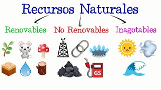 🌳Recursos Naturales: Renovables, No Renovables e Inagotables🌞 [Fácil y Rápido] | Biología |