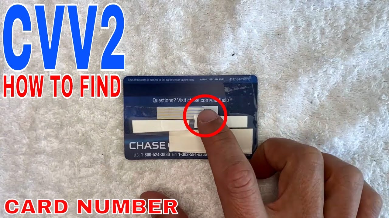 How To Find CVV2 Card Number 🔴 - YouTube