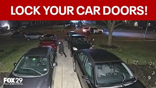 Group of burglars steal from cars in New Jersey