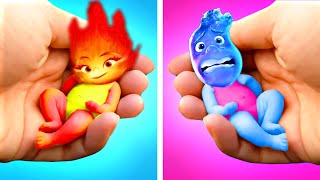 WE ADOPTED FOUR ELEMENTS | Fire, Water, Air and Earth Girls at School! Family Struggles by CoCoGo!