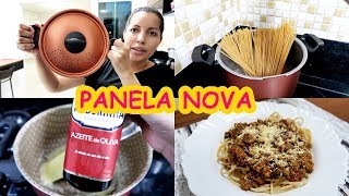 ESPAGUETEIRA BRINOX ANTIADERENTE | COZINHANDO COMIGO | Não Sou Dondoca