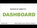Google Sheets - Dashboard Tutorial - Dynamic QUERY Function String - Part 3