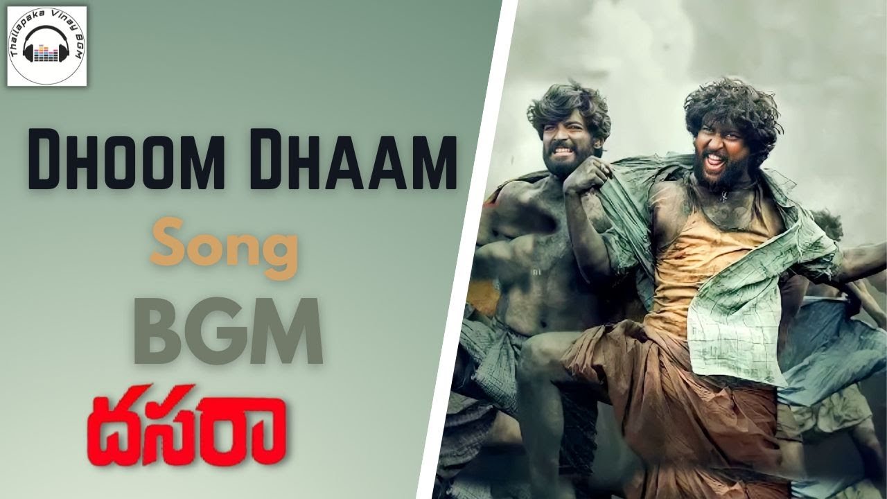 Dhoom Dhaam Dhosthaan Song BGM | Nani | Santhosh Narayan | [ Bass ...