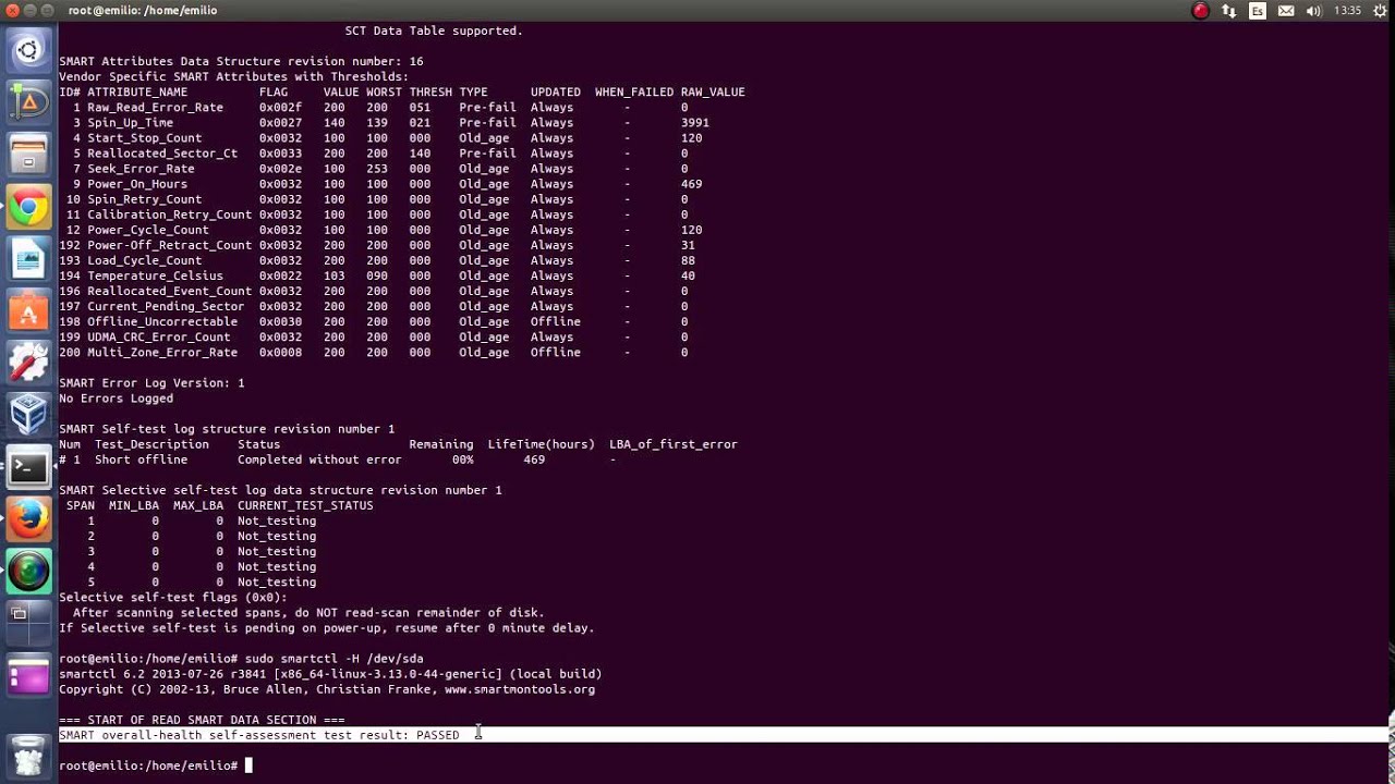 Comandos Y Uso De Smartmontools Youtube