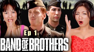 Foreign Girls React | Band of Brothers Ep 1 | First Time Watch