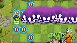 PvZ 2 Fusion - Mega Gatling Pea Using Projectile From Other Plant - Plants Vs Zombies 2 9.8.1