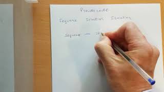 *PSEUDO CODE* Sequence