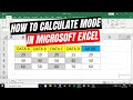 How to Calculate Mode in Microsoft Excel ll Guru Creativ ll