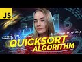 Quick Sort Algorithm with and without array mutating | JavaScript
