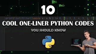 10 COOL PYTHON ONE-LINER CODES