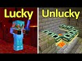 LUCKIEST vs UNLUCKIEST Minecraft Moments MARATHON