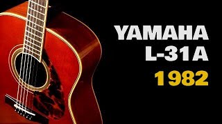 バリーーーン!! ガラスを割ったような打撃系サウンド!! テリー中本【YAMAHA L-31A】1982年製 ハカランダ（完全予約制 名古屋アコギ専門店 オットリーヤギター）