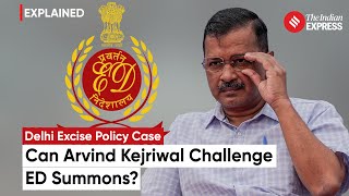 Delhi Excise Policy Case: Can Arvind Kejriwal Skip ED Summons? | CM Kejriwal ED Case