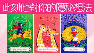 此刻他對你的隱密想法~他對你的愛/喜歡是哪一種？對你的真實想法評價~真情or假意？ |曖昧|愛情|戀愛|桃花|塔羅占卜|