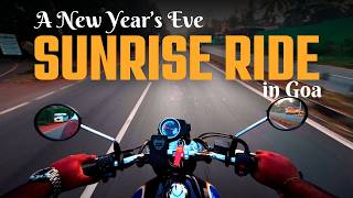 A New Year's Eve Sunrise Ride in Goa... (ASMR)