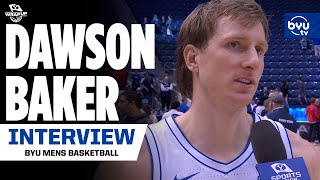 Dawson Baker on how this team has navigated the hype for AJ Dybansta and settling into his new role