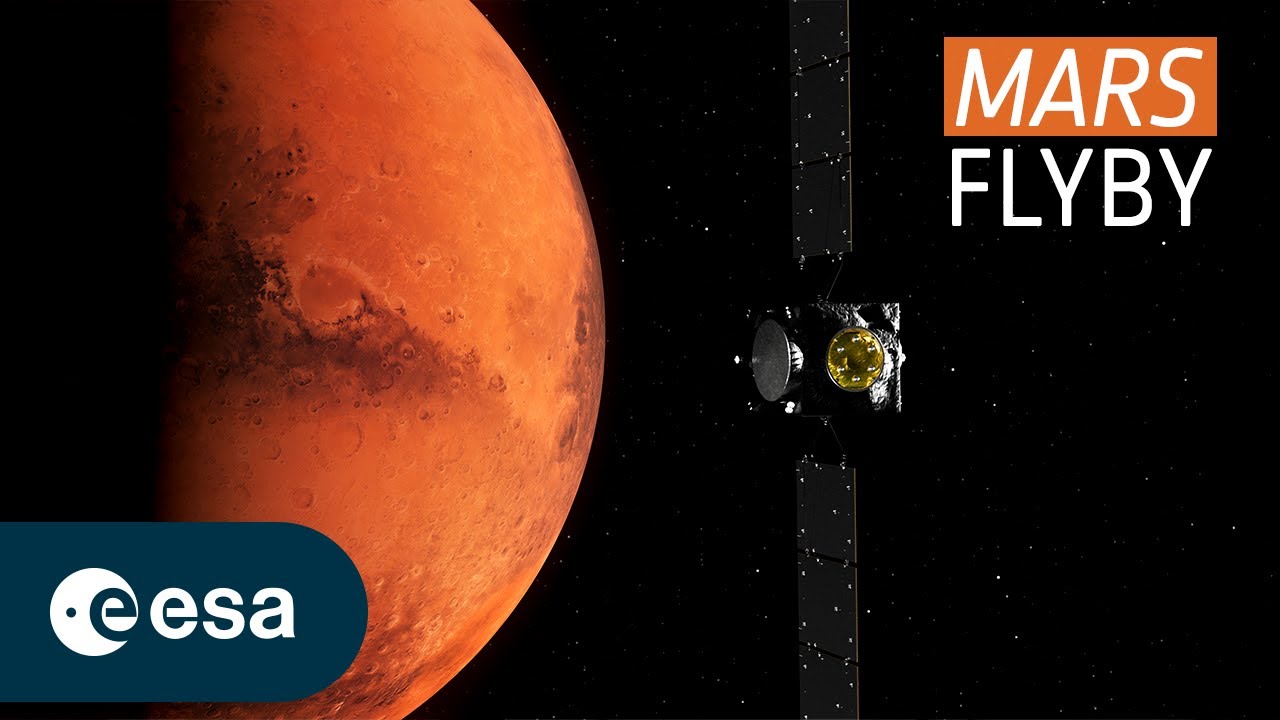 Images From Hera S Mars Flyby Official Broadcast Youtube