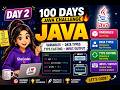 🔥 Day 2 of 100 Days Java Challenge | Variables, Data Types, Type Casting & User Input in Java