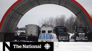 Small protest camps linger outside Ottawa