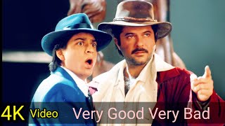 Very Good Very Bad 4K Video Song | Trimurti | Anil Kapoor | Shahrukh Khan | Udit Narayan HD