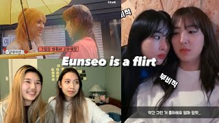 REACTING TO WJSN GAY MOMENTS (mainly Eunseo)