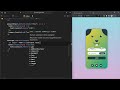 ASMR Programming - Cute Animated Login Form using HTML CSS & Javascript - No Talking