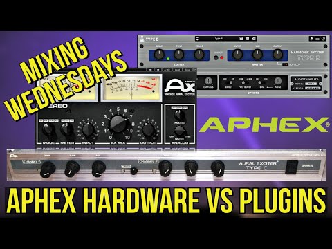 REAL 80's Aphex Exciter Type C Vs Waves Aural Exciter & Audiothing Type ...