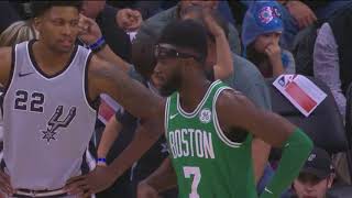 Jaylen Brown In Goggles Drives And Scores In Style