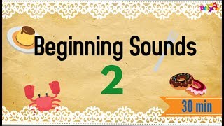 Beginning Sounds 2 (30 mins) | BabyA Nursery channel