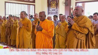 Thiền Viện Trúc Lâm Chánh Giác Cung Đón Đoàn Ngài Phó Tăng Thống Srilanka Cúng Dường Cây Long Hoa