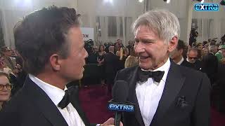 Harrison Ford REVEALS He Met Wife Calista Flockhart at Golden Globes (Exclusive)