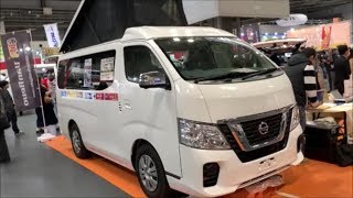 【大阪ｷｬﾝﾋﾟﾝｸﾞｶｰｼｮｰ 2019】ニッサン キャラバン NV350 ロング EXP（NISSAN CARAVAN）ディアリオ・ポップ（Diario POP）バンコンバージョンの紹介