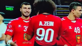 ملخص مباراه مصر والمغرب دور 16 من بطولة إفريقيا لكرة اليد 2022