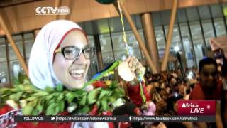 Egypt's Olympic delegation given hero's welcome