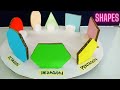 Maths Shapes Project Model | Maths Shapes Names | Shapes model for school project| The4Pillars