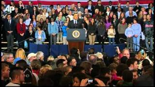 Raw Video: Obama Interrupted by Hecklers