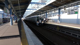 【泉大津駅到着･発車】南海8300系8305F＋8355F区間急行なんば行き･8000系8011F＋8013F空港急行関西空港行き #南海 #8300系 #8000系 #なんば #関西空港 #泉大津