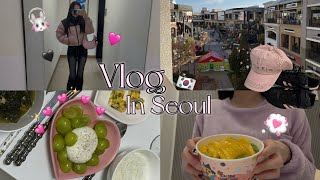 Vlog ♥ 会社員 in Seoul🇰🇷 | ウナギ🌊,韓国で初のアウトレット🛍️手作り料理🎂,コーヒー☕️🧊,ヨーグルトアイス🥭,すき焼き🥩